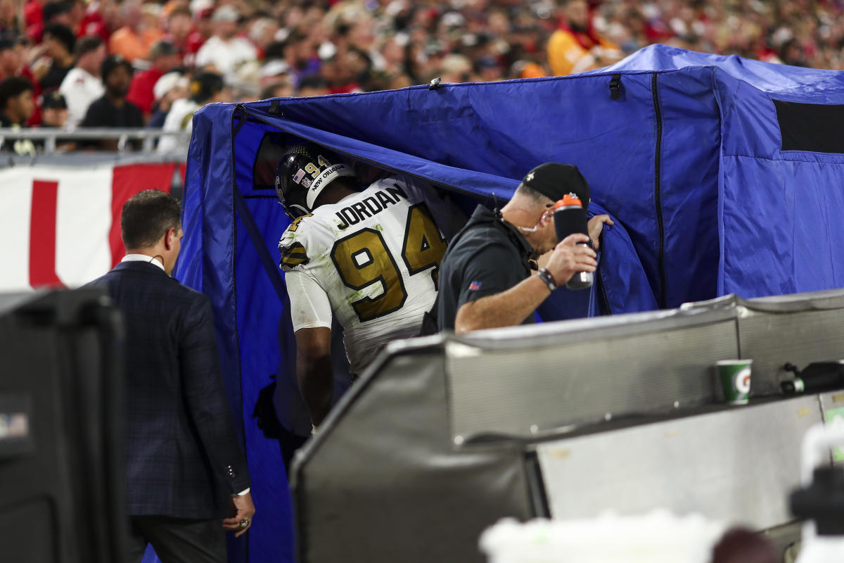 Saints' Jordan on Covid List, Harris Suspended - Sports