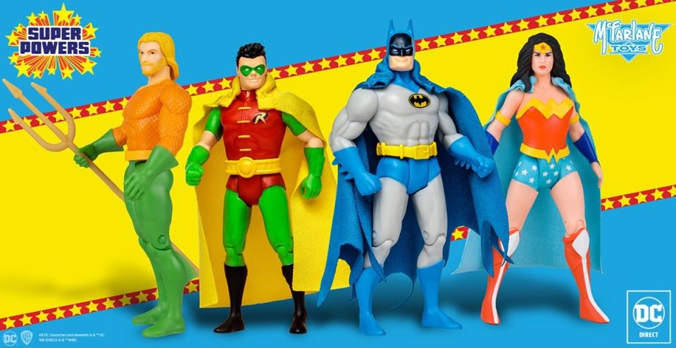 McFarlane Toys' modern iteration of the classic Super Powers action figure line.