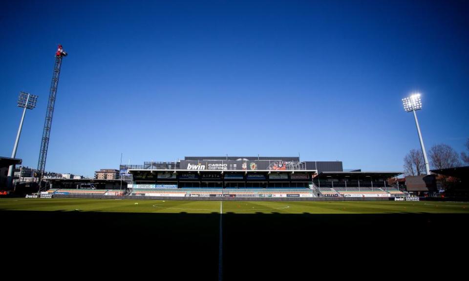 KV Oostende’s Diaz Arena holds 8,400 but average attendances last season were closer to 3,700