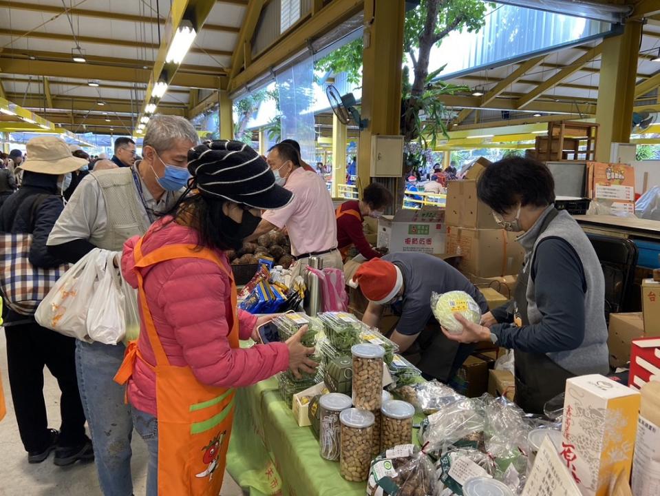 ▲金門農產好品質，深受台北消費者喜愛。