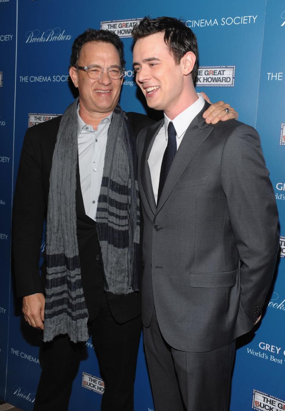 Tom Hanks and Colin Hanks