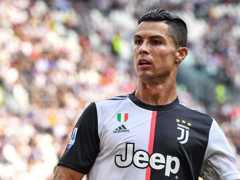 Cristiano Ronaldo in action for Juventus: Getty