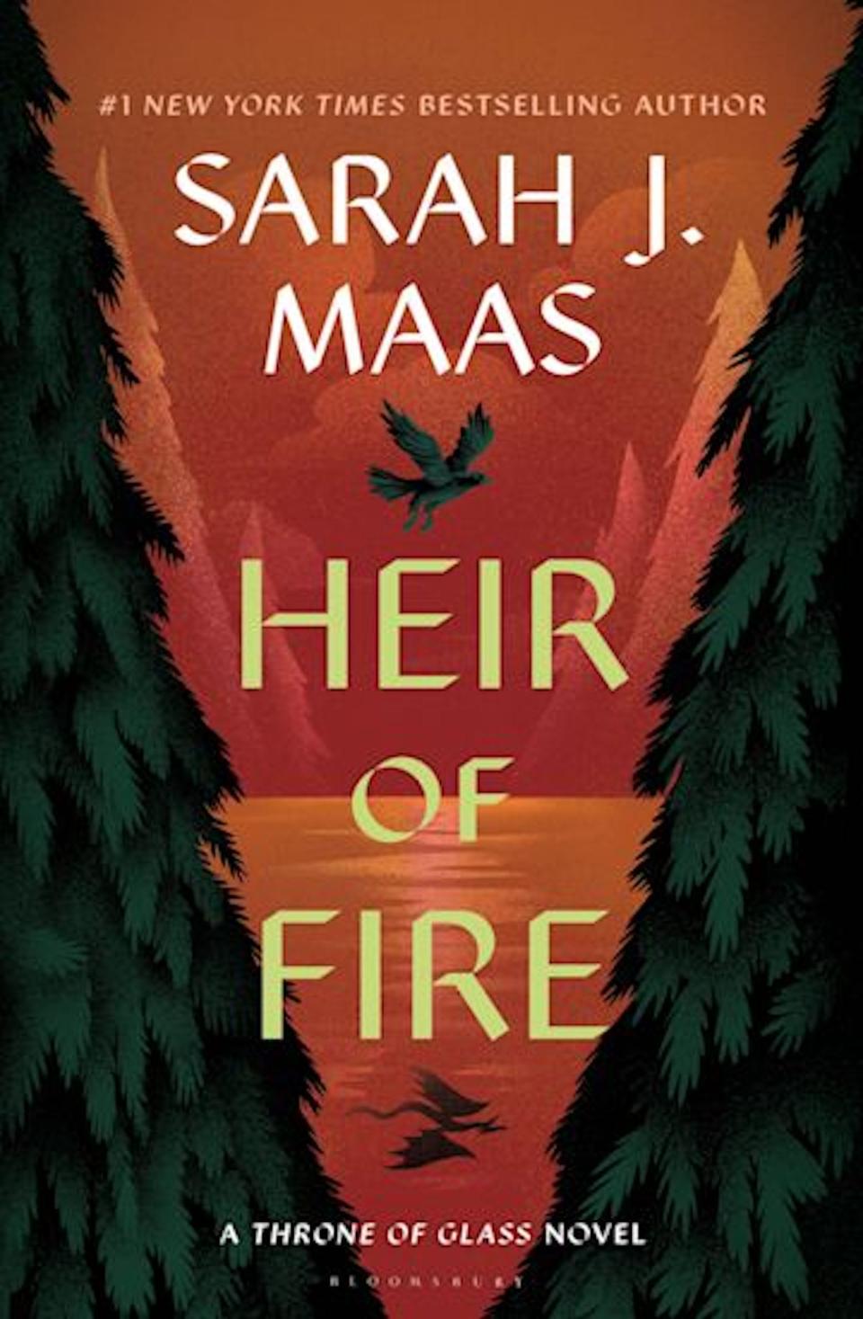 "Heir of Fire" by Sarah J. Maas.