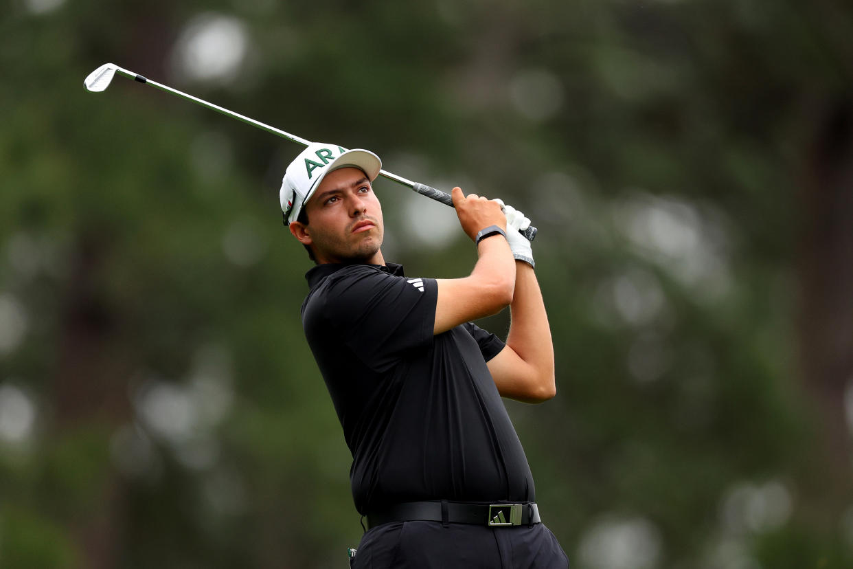 Santiago de la Fuente durante el Masters de Augusta.  (Photo by Andrew Redington/Getty Images)