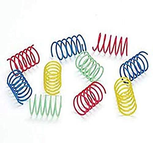 2) Colorful Springs Cat Toys