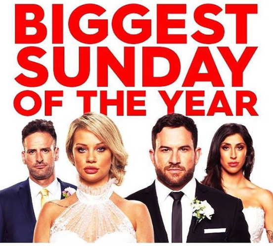 It’s not like the network’s successful reality show Married At First Sight, that featured plenty of scandal and controversy this year. Photo: Channel Nine