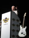 In this Jan. 16, 2020 photo, Jim Allen, chairman of the Hard Rock gambling and entertainment company, speaks during an employee meeting at the Hard Rock casino in Atlantic City, N.J. On Tuesday, Oct. 26, 2021, Allen said Hard Rock is interested in building a casino in New York, even as it maintains its plans to build one in northern New Jersey, which would be 8 miles from Manhattan. (AP Photo/Wayne Parry)