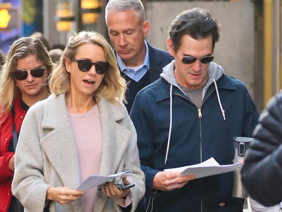 Naomi Watts and Billy Crudup are seen on November 02, 2016 in New York City
