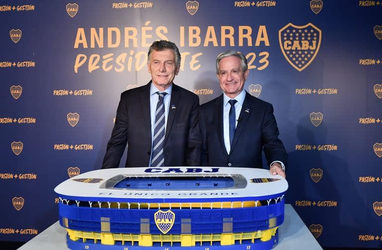 Mauricio Macri, expresidente de Boca, y el respaldo a la candidatura de Andrés Ibarra, su hombre para competir con Riquelme en las elecciones de diciembre