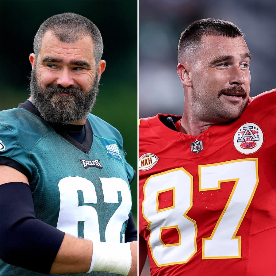 Jason and Travis Kelce Call Simone Biles Husband Jonathan Owens Her Boyfriend Joke About Romance