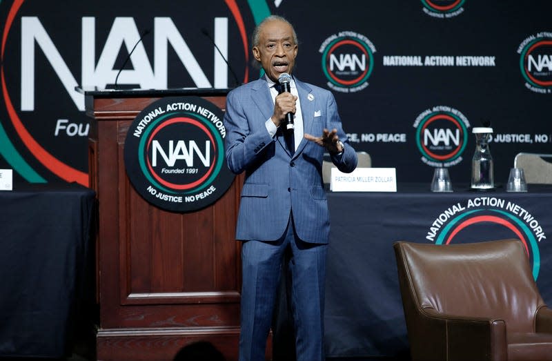 NEW YORK, NEW YORK - APRIL 11: Rev. Al Sharpto speaks during the National Action Network’s Women’s Empowerment Luncheon at the Sheraton New York on April 11, 2024 in New York City. - Photo: John Lamparski (Getty Images)