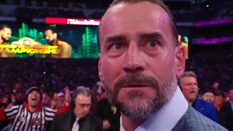  CM Punk at WrestleMania 40. 