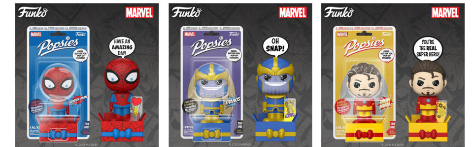 New Marvel themed Popsies from Funko.