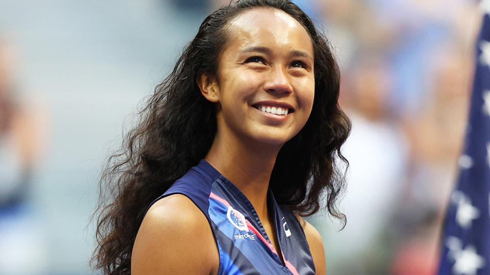 Leylah Fernandez won the hearts of US Open fans with a classy speech after losing the final to Emma Raducanu.