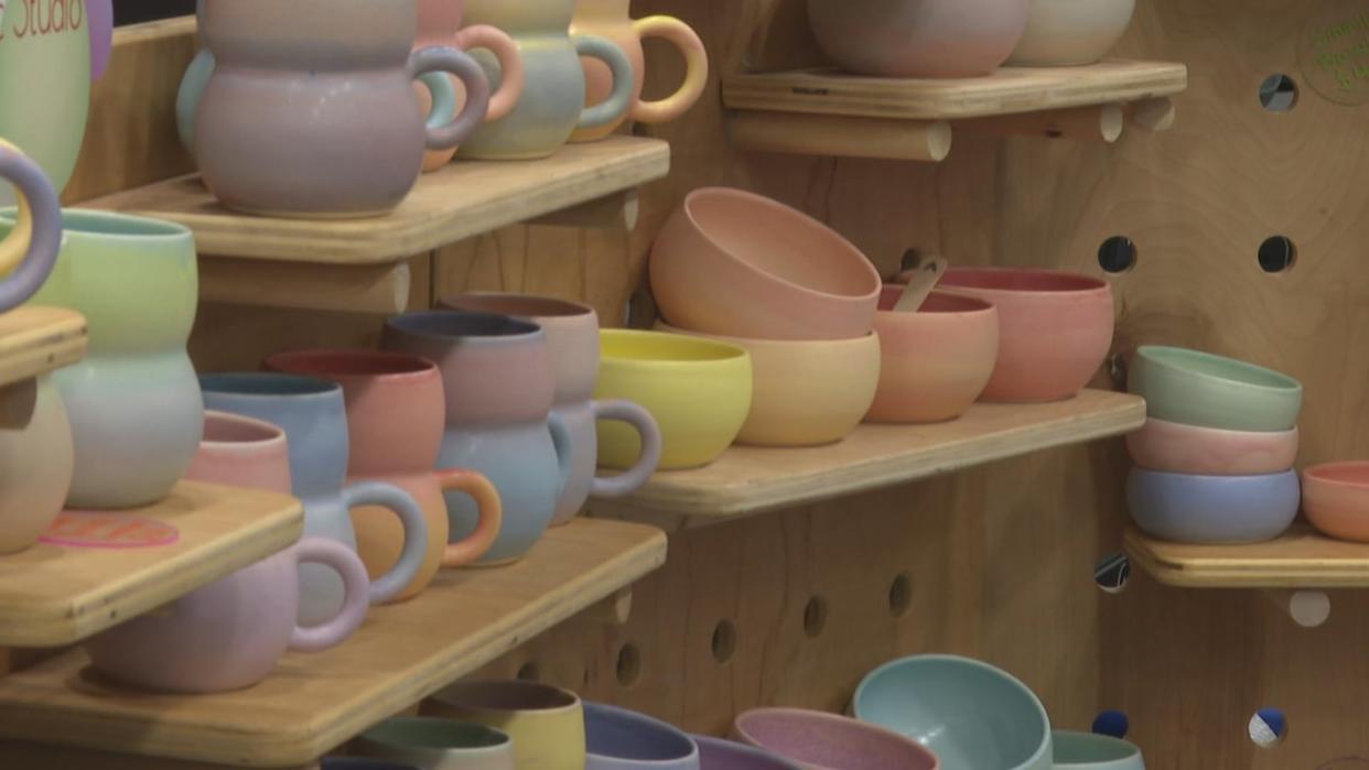 Handmade local gifts like pottery are high on the list for some Islanders this year. (Stacey Janzer/CBC News - image credit)