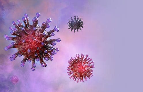 <span class="caption">3D medical illustration of coronavirus.</span> <span class="attribution"><a class="link " href="https://www.shutterstock.com/image-illustration/china-pathogen-respiratory-coronavirus-2019ncov-flu-1624415920" rel="nofollow noopener" target="_blank" data-ylk="slk:Corona Borealis Studio;elm:context_link;itc:0;sec:content-canvas">Corona Borealis Studio</a></span>