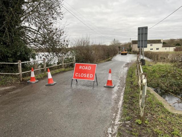 Another Salisbury road forced to close due to flooding after heavy