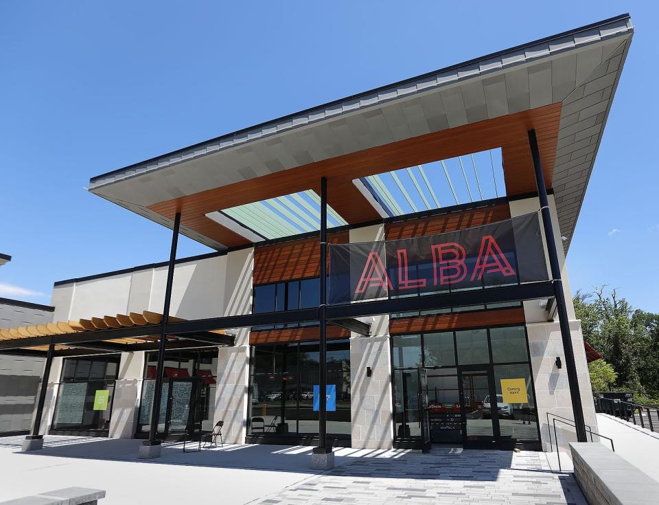 The new Alba restaurant at Merchants Row on Washington Street in Hanover.