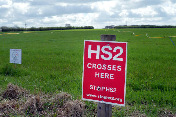 Around 500 British wildlife sites 'at risk from HS2'