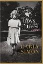 <p>Yes, this memoir includes intimate details on the rock star’s famous romances, but you’ll be surprised by the tumultuous range of emotions from surprise to love to humor to hate to forgiveness. <a href="http://www.amazon.com/Boys-Trees-Memoir-Carly-Simon/dp/1250095891" rel="nofollow noopener" target="_blank" data-ylk="slk:“Boys in the Trees: A Memoir” by Carly Simon;elm:context_link;itc:0;sec:content-canvas" class="link ">“Boys in the Trees: A Memoir” by Carly Simon</a> ($16)</p>