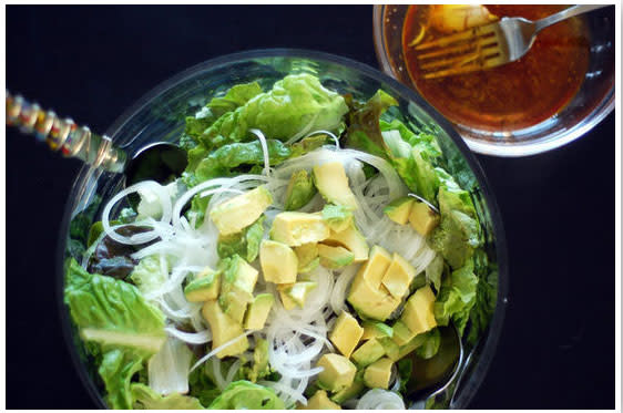 Green Salad With Red Wine Vinaigrette