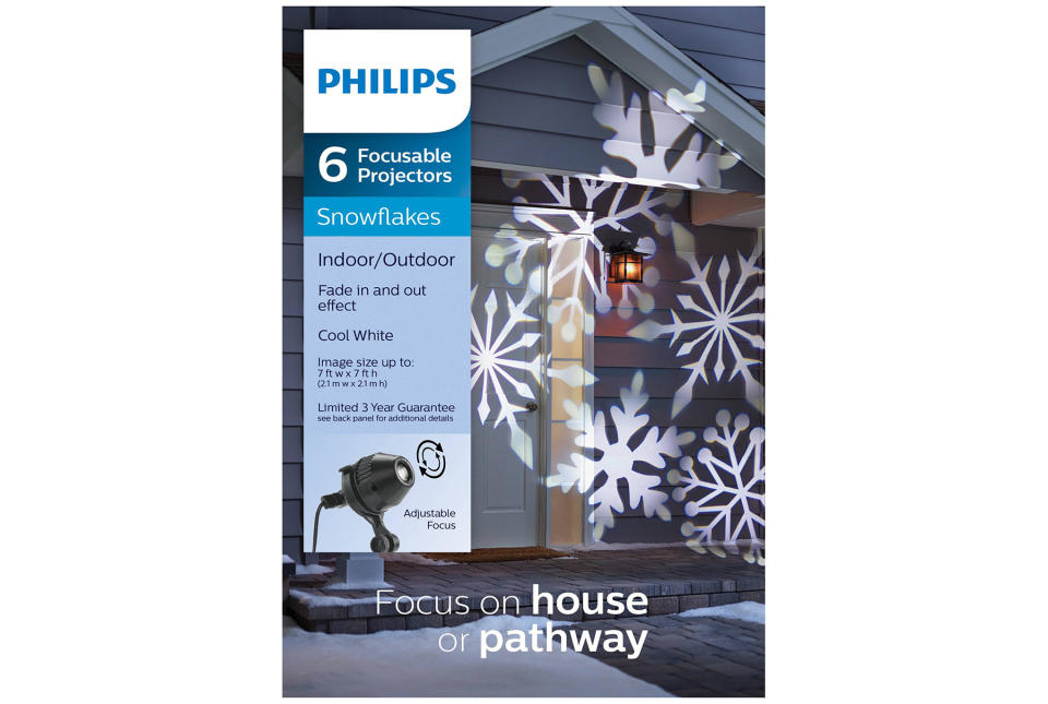 Philips Christmas LED Cool White Snowflake Projector