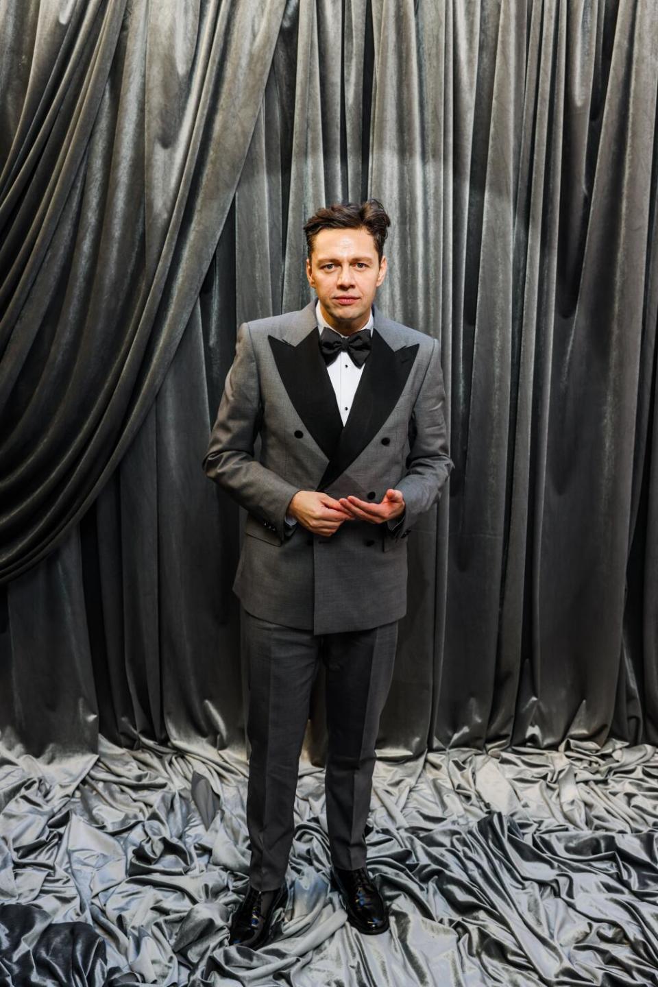 Christian Friedel in the Los Angeles Times portrait studio