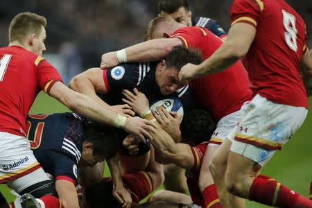 Rugby Union - Six Nations Championship - France v Wales - Stade de France, Saint-Denis near Paris, France - 18/03/2017 - France's Camille Chat in action. REUTERS/Benoit Tessier TPX IMAGES OF THE DAY