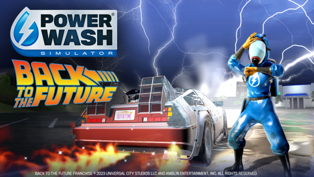 PowerWash Simulator adds paid Back to the Future DLC - The Tech Game