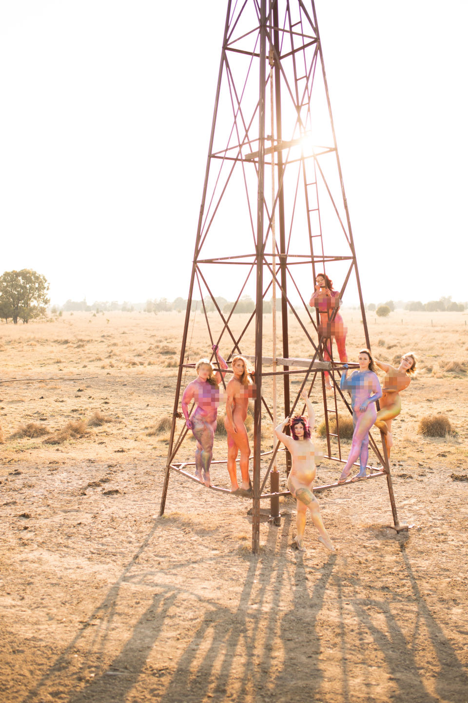 The women flaunt their curves in a variety of Aussie locations. (Photo: Jill Kerswill)