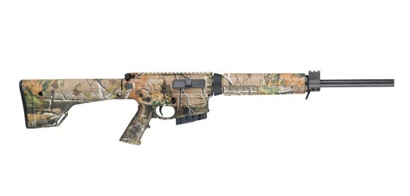 A camouflage Smith & Wesson modern sporting rifle