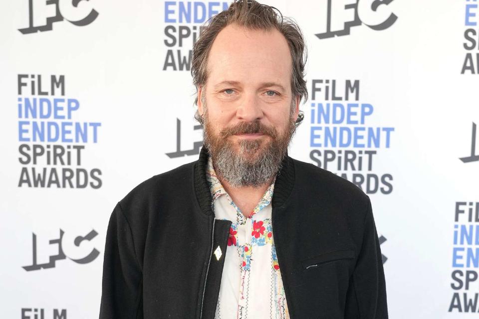 <p>Kevin Mazur/Getty</p> Peter Sarsgaard at the 2022 Film Independent Spirit Awards