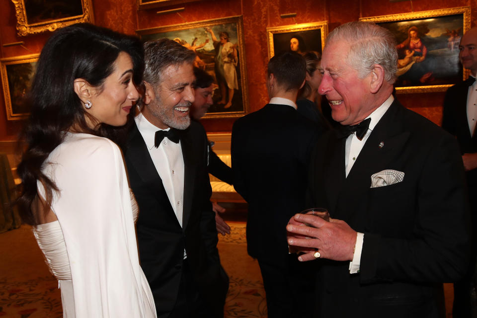 Prince Charles was charmed by Hollywood’s golden couple. Photo: Getty Images