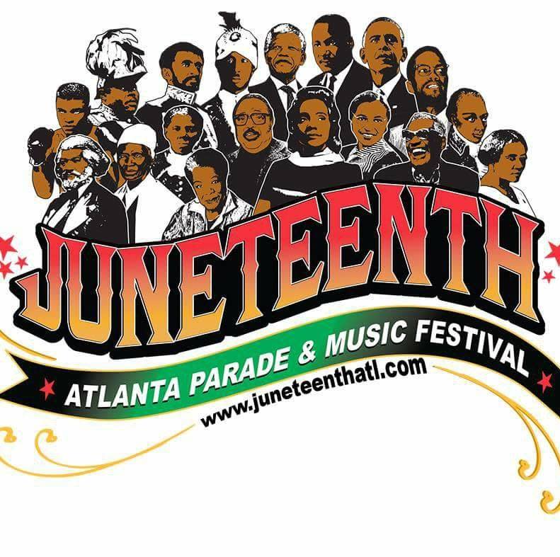 Juneteenth Atlanta music festival logo