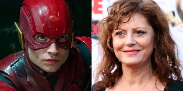 Ezra Miller exigió a Susan Sarandon rendirle homenaje en un altar de The Flash