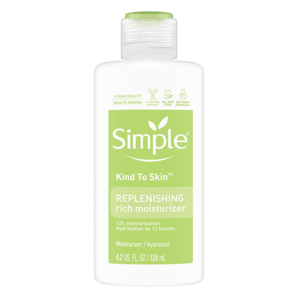 8) Simple Replenishing Rich Moisturizer