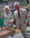 <p>You won't catch Charles digging into that 'za just because he's feeling hungry. And you can chalk this one up to security reasons. It's against the Palace rules for royals to eat at events when food wasn't sanctioned, to avoid being poisoned. </p>