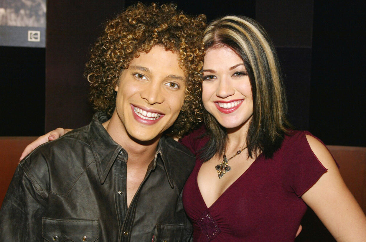 Justin Guarini and Kelly Clarkson (Kevin Winter / Getty Images)
