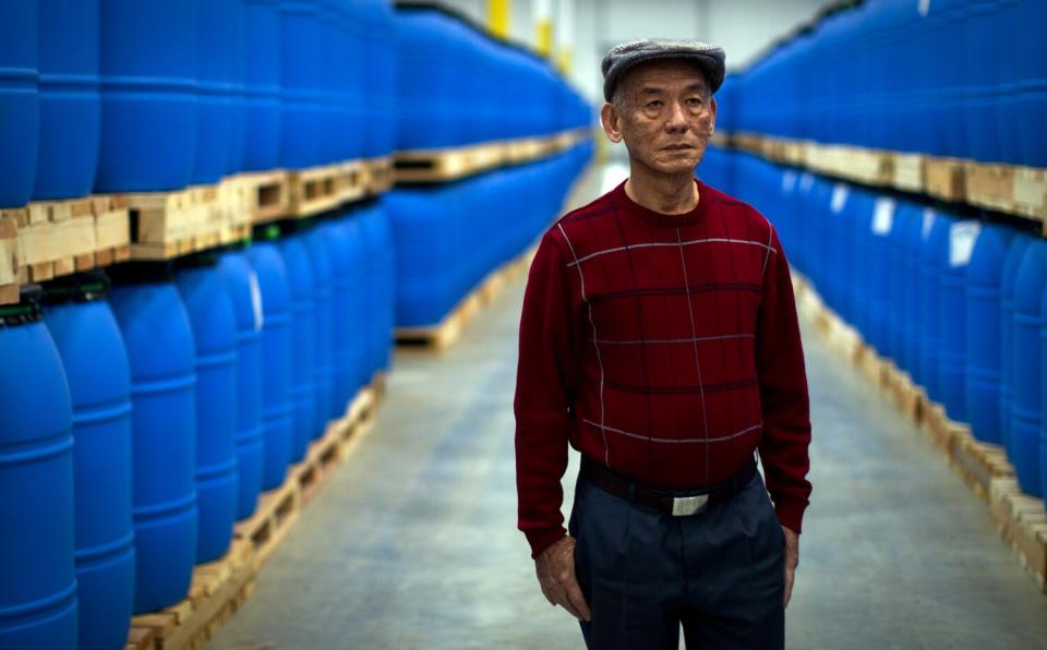 David Tran, Sriracha founder and creator, at the Huy Fong Foods facility in Irwindale.