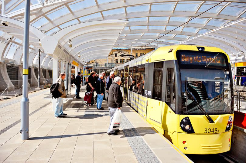 The Metrolink service towards Bury runs to both the Heaton Park and Bowker Vale stops -Credit:TfGM