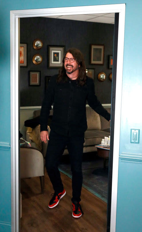 Grohl on "The Late Late Show with James Corden"