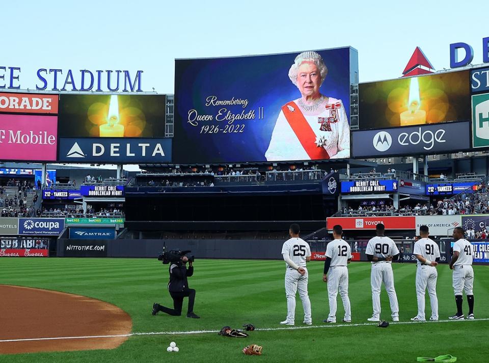 Yankees, Queen Elizabeth II