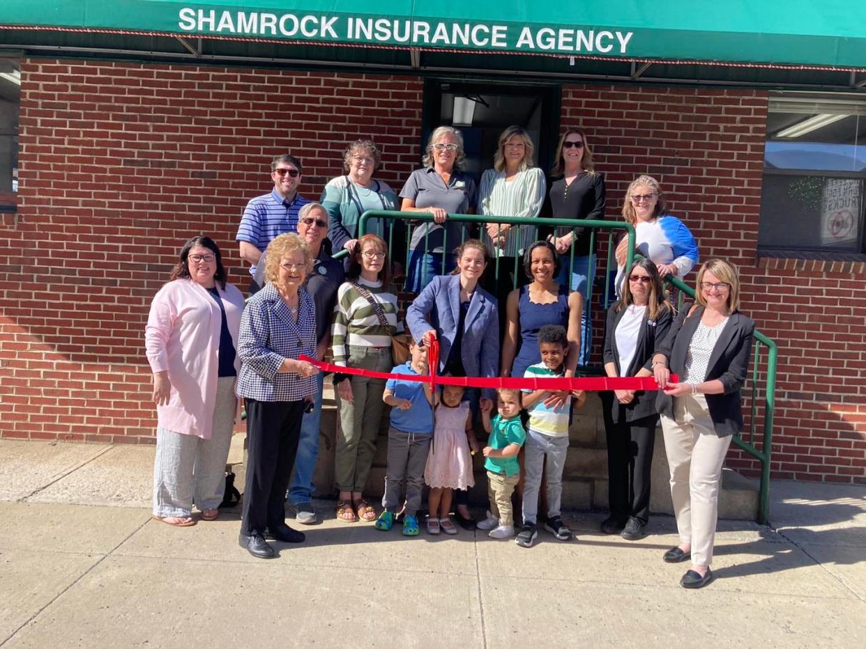 Shamrock Insurance Agency in Marion recently held a ribbon cutting to celebrate its one-year anniversary under new ownership. Katie Grimes is a second-generation owner of the independent insurance agency that began in 1987.