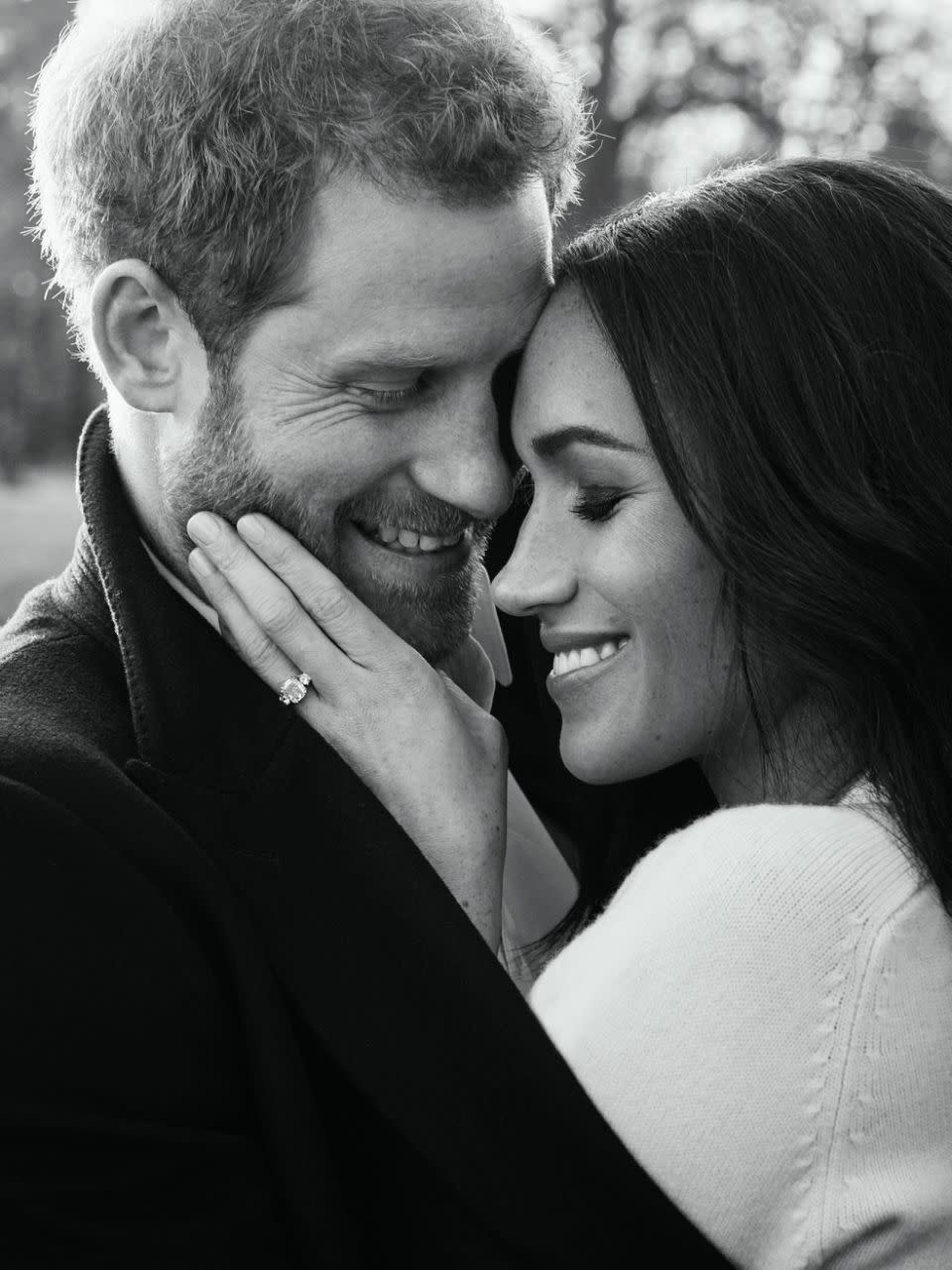 Harry and Meghan became engaged in November and will marry in May. Photo: Getty