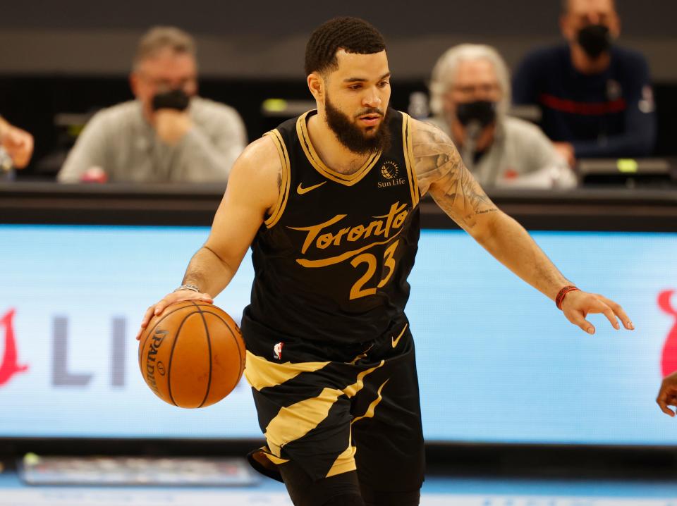 Toronto Raptors guard Fred VanVleet