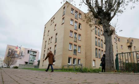 A general view shows the apartment block where Samy Amimour, one of the attackers identified by police, grew up in the Parisian suburb of Drancy, France, November 17, 2015. REUTERS/Gonzalo Fuentes