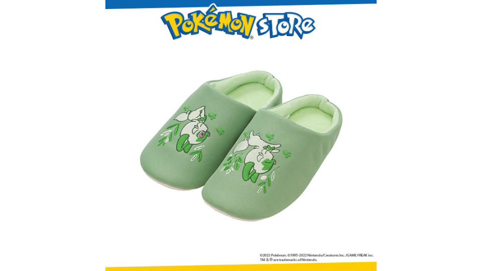 Pokémon Center Original Room Shoes Sprigatito Pokémon Scarlet and Violet. (Photo: Shopee SG)