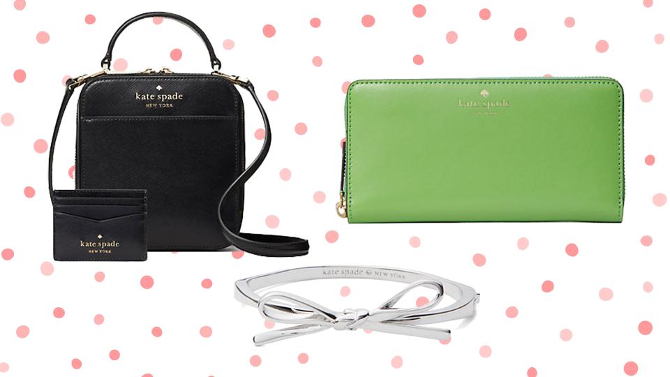 Get a Kate Spade purse—or wallet, or bracelet, or more—and get a free gift when you spend $150 or more.