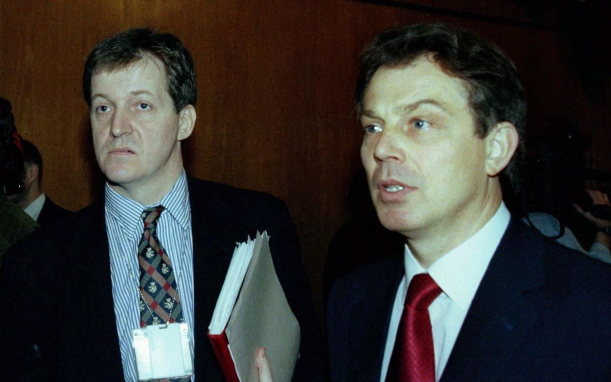 Alastair Campbell, Blair's press secretary, was criticised for his campaign which Lord Heywood said 'even respectable journalists treat with caution'