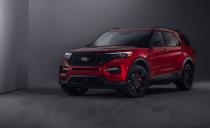 <p>The <a href="https://www.caranddriver.com/ford/explorer" rel="nofollow noopener" target="_blank" data-ylk="slk:latest Ford Explorer;elm:context_link;itc:0;sec:content-canvas" class="link ">latest Ford Explorer</a> may look similar to the old one, but it's an entirely different animal. Unlike the outgoing rig, which was based on a front-drive platform, the 2020 Explorer sits on a rear-wheel-drive platform (all-wheel drive is optional). This has huge effects on the Explorer's driving dynamics, which can be further upgraded by selecting <a href="https://www.caranddriver.com/reviews/a28789910/2020-ford-explorer-st-by-the-numbers/" rel="nofollow noopener" target="_blank" data-ylk="slk:the sporty ST trim;elm:context_link;itc:0;sec:content-canvas" class="link ">the sporty ST trim</a>. A twin-turbo 3.0-liter V-6 delivers 400 horsepower, and a 10-speed automatic transmission and all-wheel drive are standard.</p>